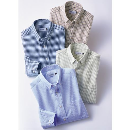 (上から)ベージュ系、ネイビー系、グリーン系、サックス系(販売しておりません)