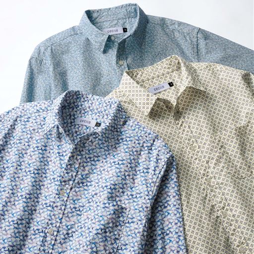 左からシャドーブルー サックス系 オフホワイト系