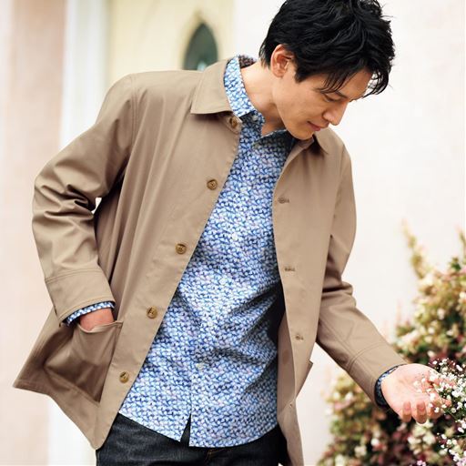 シャドーブルー コーディネート例<br>※ジャケットはJE-956を使用しております。