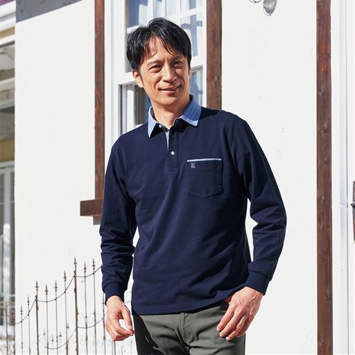 ネイビー コーディネート例