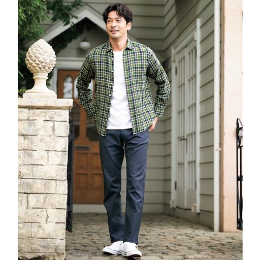 デニム調 コーディネート例