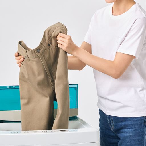 おうちの洗濯機で洗えて、洗濯を繰り返してもへたりにくい。