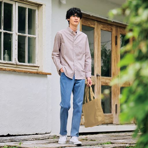 ライトブルー コーディネート例