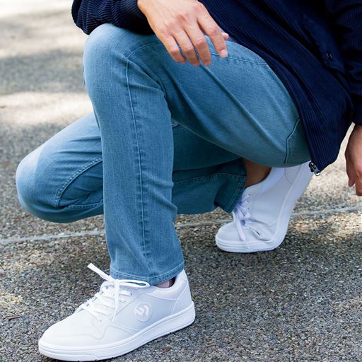 しゃがんでもラクラク