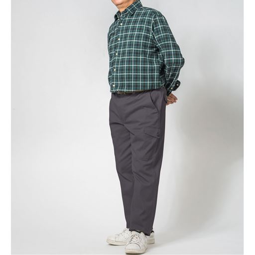 ぽっちゃり体型Cさん(身長168cm) Lサイズ着用/股下72cm着用