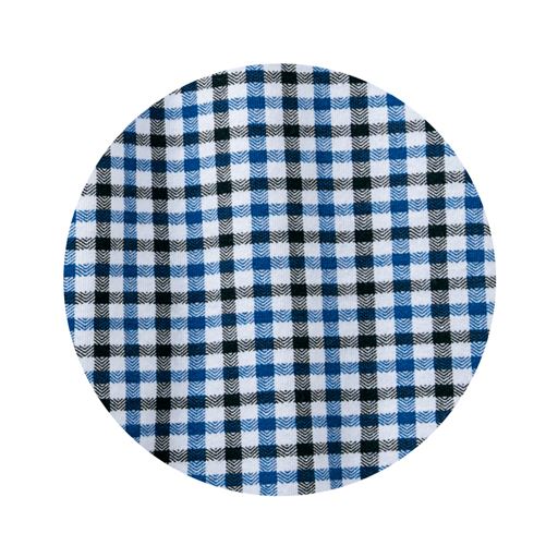 柄アップ 柄アップ D(色・柄違い3枚組)<br>ライトブルー系 (チェック柄)