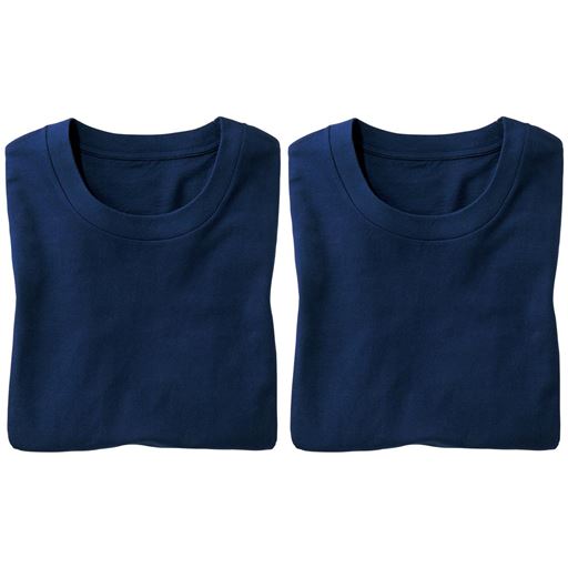 ネイビーブルー<br>同色2枚組