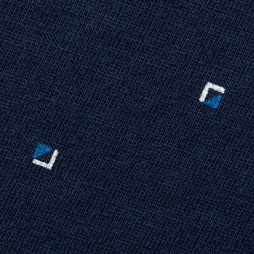 ネイビー系柄アップ