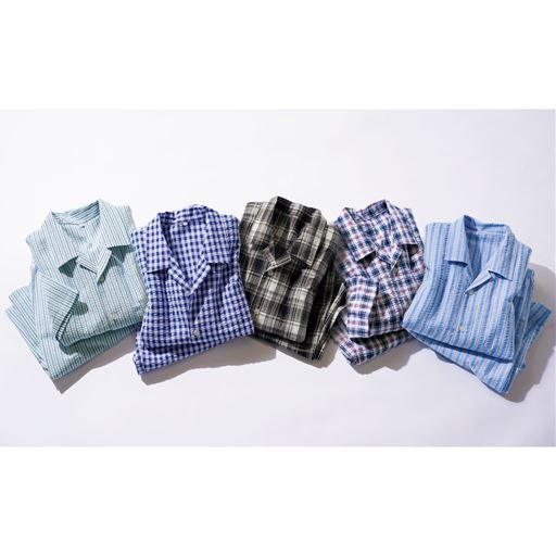 ストライプ ブルー系 チェック ブラック系 ネイビー系 ブルー系