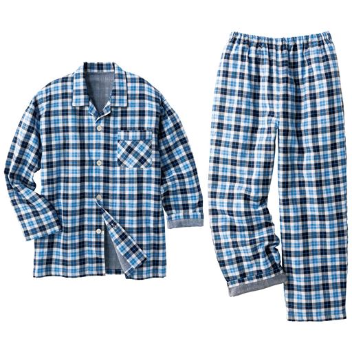 B(ネイビー系チェック)