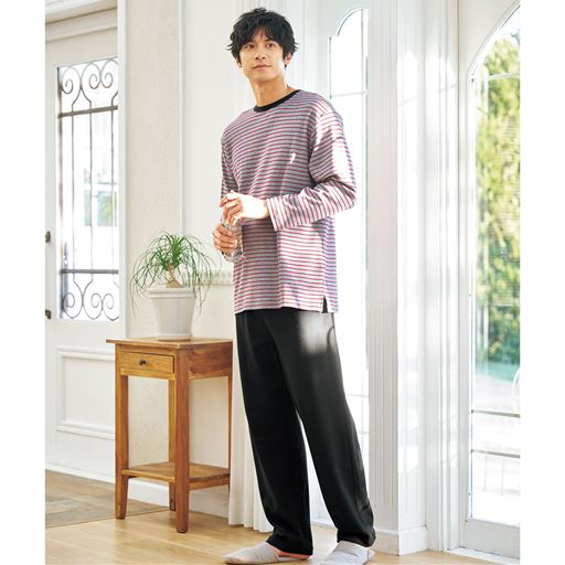 レッド系 コーディネート例