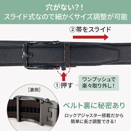 ウエスト合わせ引っ張るだけ