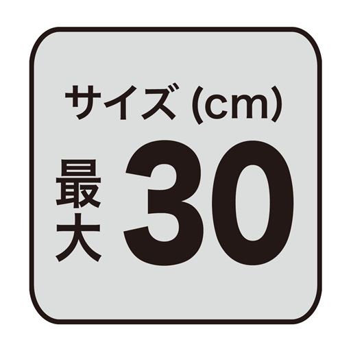 サイズ(cm)最大 30