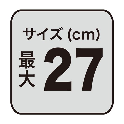 サイズ(cm)最大 27