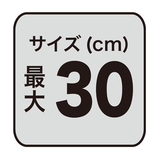 サイズ(cm)最大 30