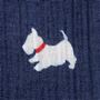 ネイビー系 犬柄(柄アップ)