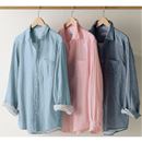 綿１００％ダブルガーゼシャツ（長袖）