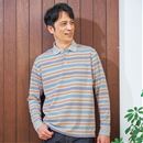 ジャカードポロシャツ（長袖）