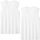 消臭　スリーブレスＶ首（２枚組）