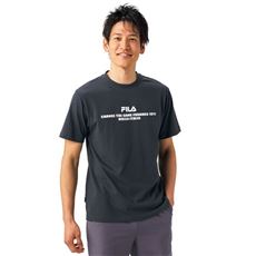 ドライ・プリント半袖Tシャツ(フィラ)(吸汗・速乾機能付き)