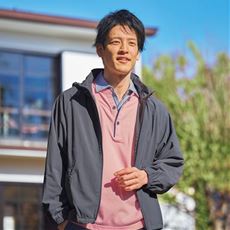 はっ水・裏メッシュストレッチブルゾン