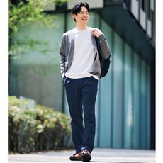 ストレッチ・レギュラーフィットツータックチノ