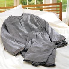 綿混ダブルガーゼパジャマ(男女兼用)