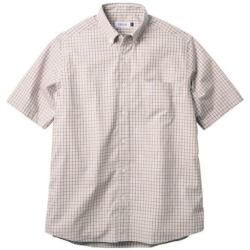 ジャストライトコットンシャツ(半袖)ボタンダウン仕様