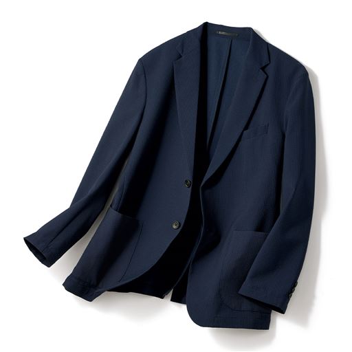 洗えるストレッチサッカージャケット