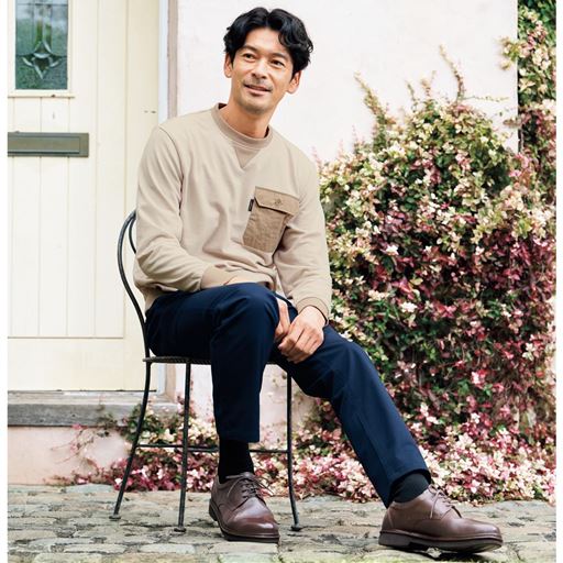 変わり織りドビーストレッチパンツ