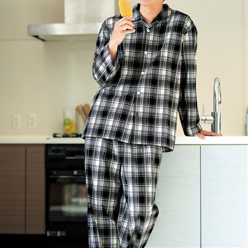 綿100%サッカーシャツパジャマ(男女兼用)