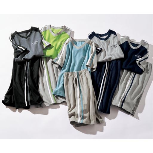 吸汗・速乾メッシュTタイプパジャマ・スマートドライ(男女兼用)(スマートドライ+Cool&reg;)