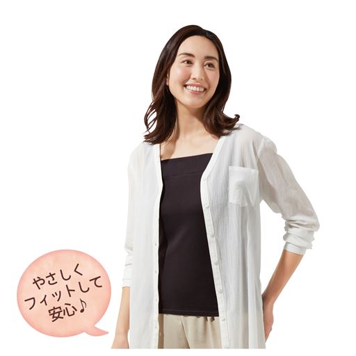 アウター使いもできて便利。(チャコールグレー着用例)