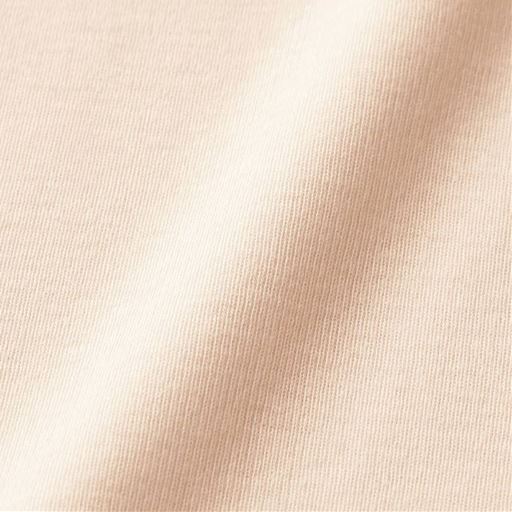 本体綿100%<br>良質綿で汗をよく吸う。やわらかく肌ざわりの良いフライス素材。