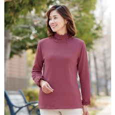 メロー華やかラク伸びプルオーバー