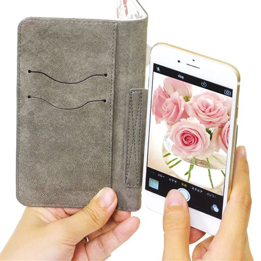 ケースに付けたまま、写真撮影が可能。