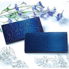 浅草文庫&reg;へり玉かぶせ長財布 藍染