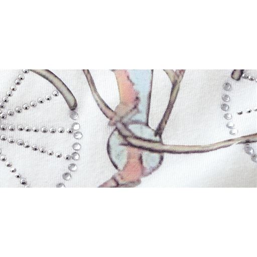 ホワイト<br>薄手でなめらかな風合いの綿混素材。