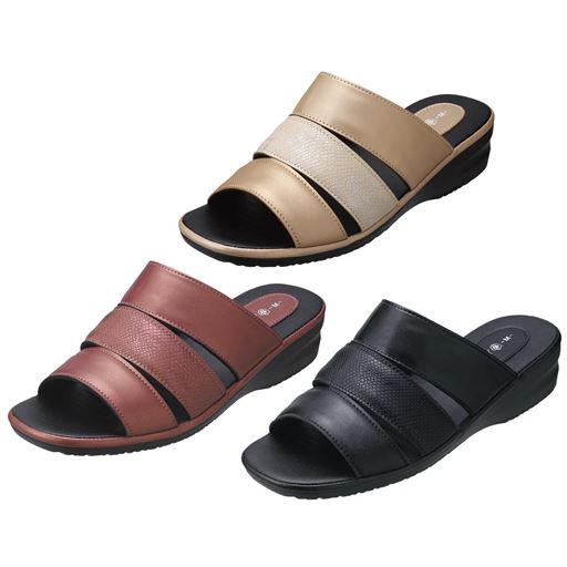 (上から時計まわりに)ゴールド、ブラック、ワイン