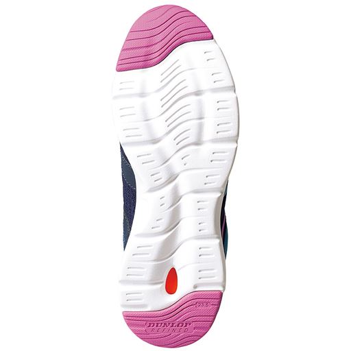 靴底 EVA靴底のつま先とかかとにグリップ性のあるラバーを使用