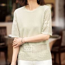 【日本製】デザインセーター