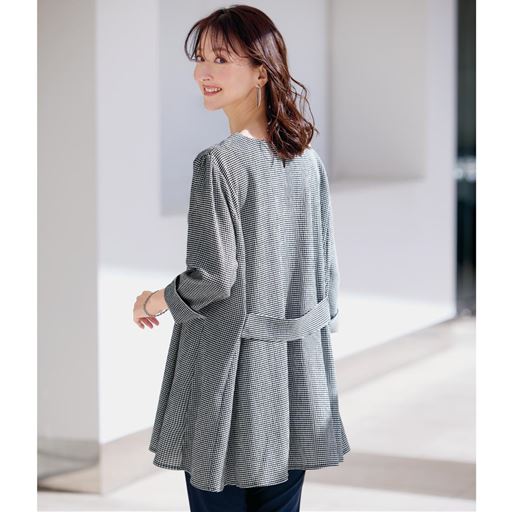 ギンガムチェックカットソーチュニック