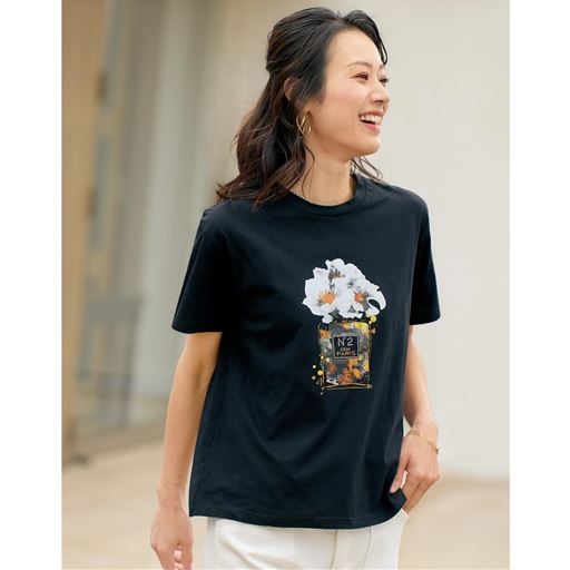 イラストプリントTシャツ2色組