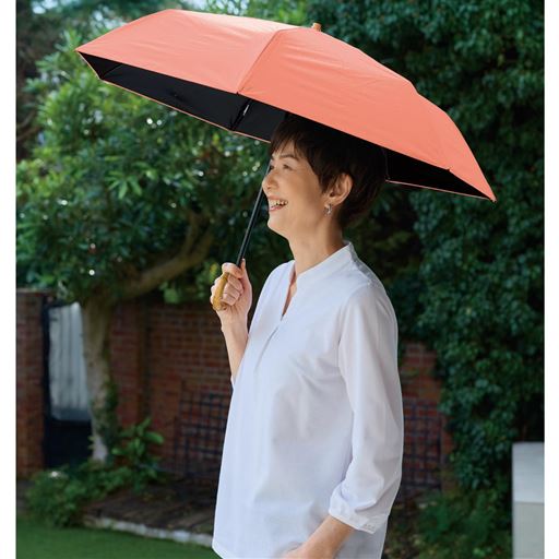 mabu 7本骨遮光折りたたみ傘 江戸