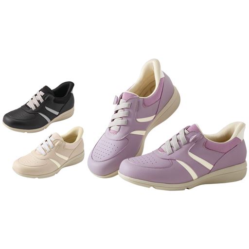 あとりえOKADA5Eすぽ履き甲ゴムスニーカー