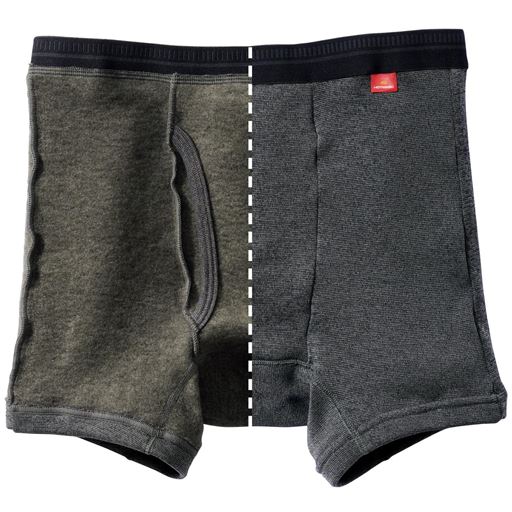 肌側 ぬくぬく裏起毛 表側