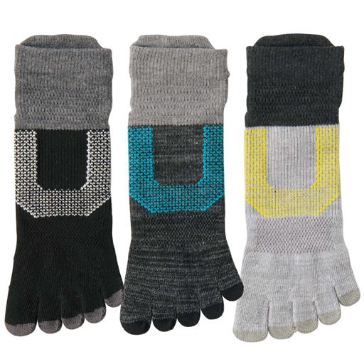 A(8cm丈・色違い3足組)