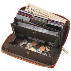 コインスルーレザー長財布