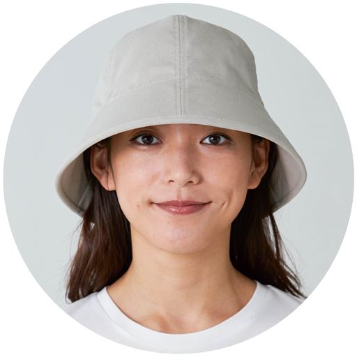 小顔を演出&すっぴん隠し