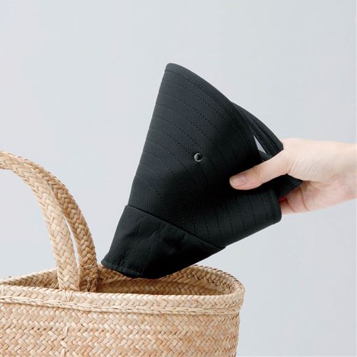 丸めてコンパクトに